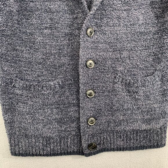 Barefoot Dreams Sweater Mens Medium CozyChic Shawl Cardigan Soft Knit Button - Picture 4 of 16